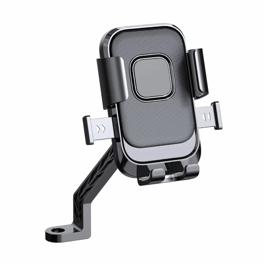 360° Rotatable Bike Phone Holder Free Rotation Universal Motorcycle Phone Mount Shockproof One Hand Operation Navigation Bracket