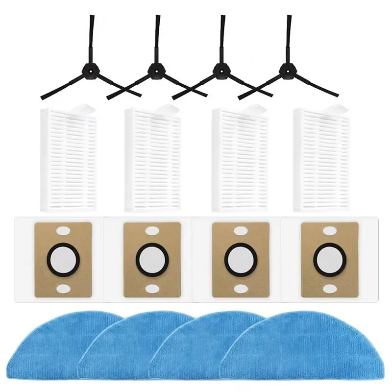 【TODAY ONLY】For ILIFE A30 Pro Robot Vacuum Cleaner- Replacement Parts Kit(16PCS) Side Brushes Filter Microfiber Mop Cloths Dust