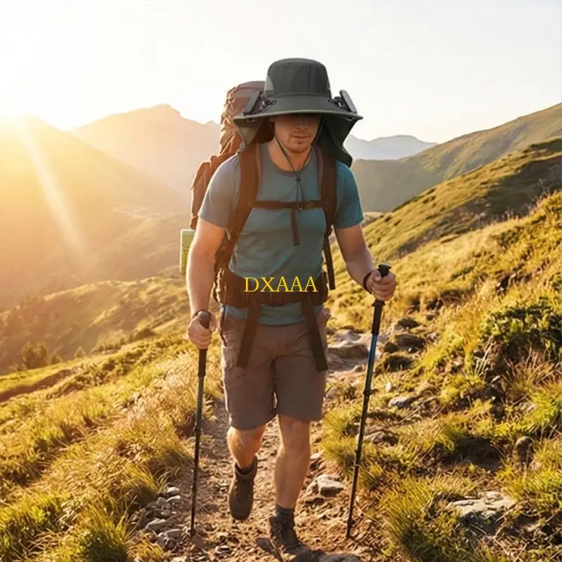 

DXAA солнечный вентилятор уличная шляпа солнечная перезаряжаемая солнечная система вентиляции устойчивая к поту конструкция для