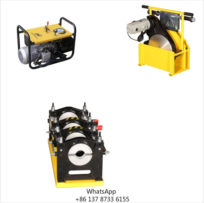 New WD450HA Plastic Pipe Welding Machine 250-450 Mm Automatic 8.38kw Hydraulic Butt Fusion Welding Machine For PE/ PP/ PPR/ PVDF