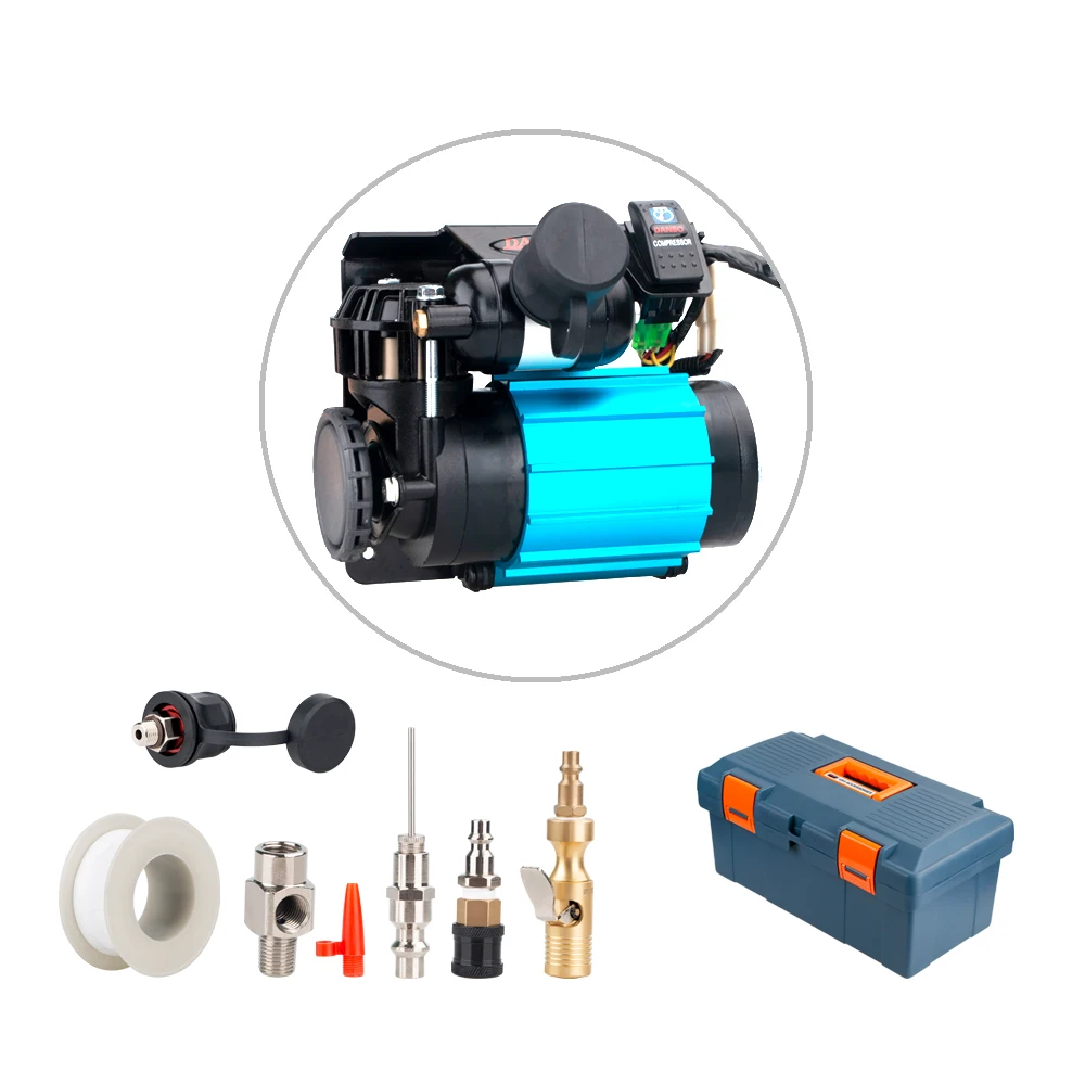 

PAC-12S Chinese Manufacturer Portable 12V Tyre Inflator Car Tire air Compressor Inflate Pump