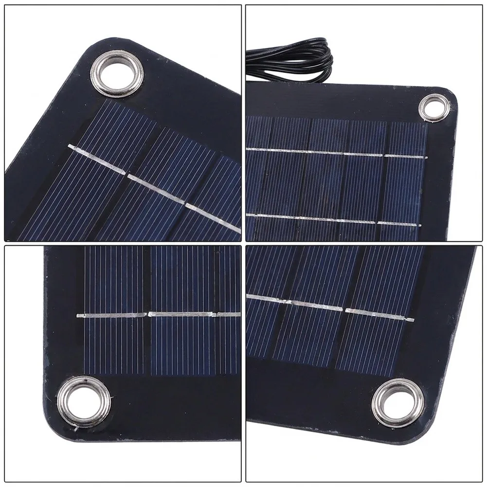 10W 18V For semi For flexible Solar Panel for Mobile Device Charging Monocrystalline Cells Foldable Bag Output 280x260x3mm