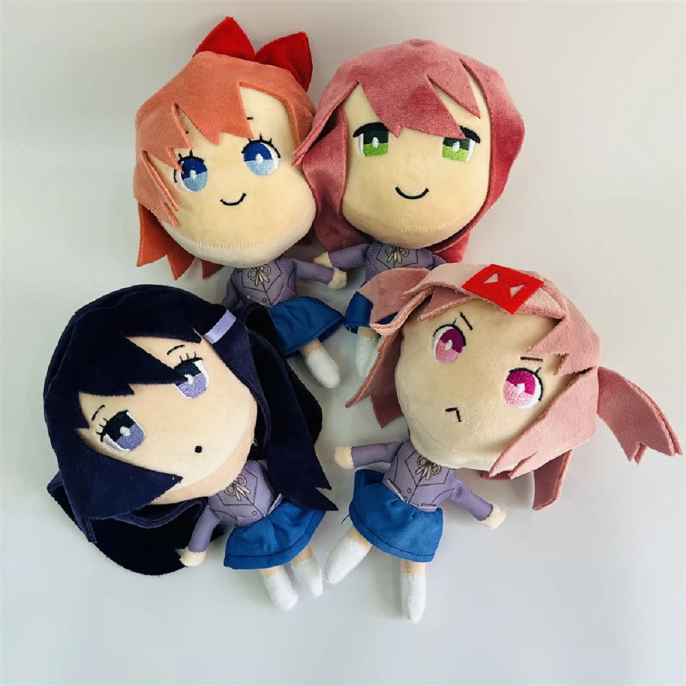 

Game Doki Doki Literary Club Plush Toys Anime Cosplay Monika Natsuki Sayori Yuri Dolls 20cm