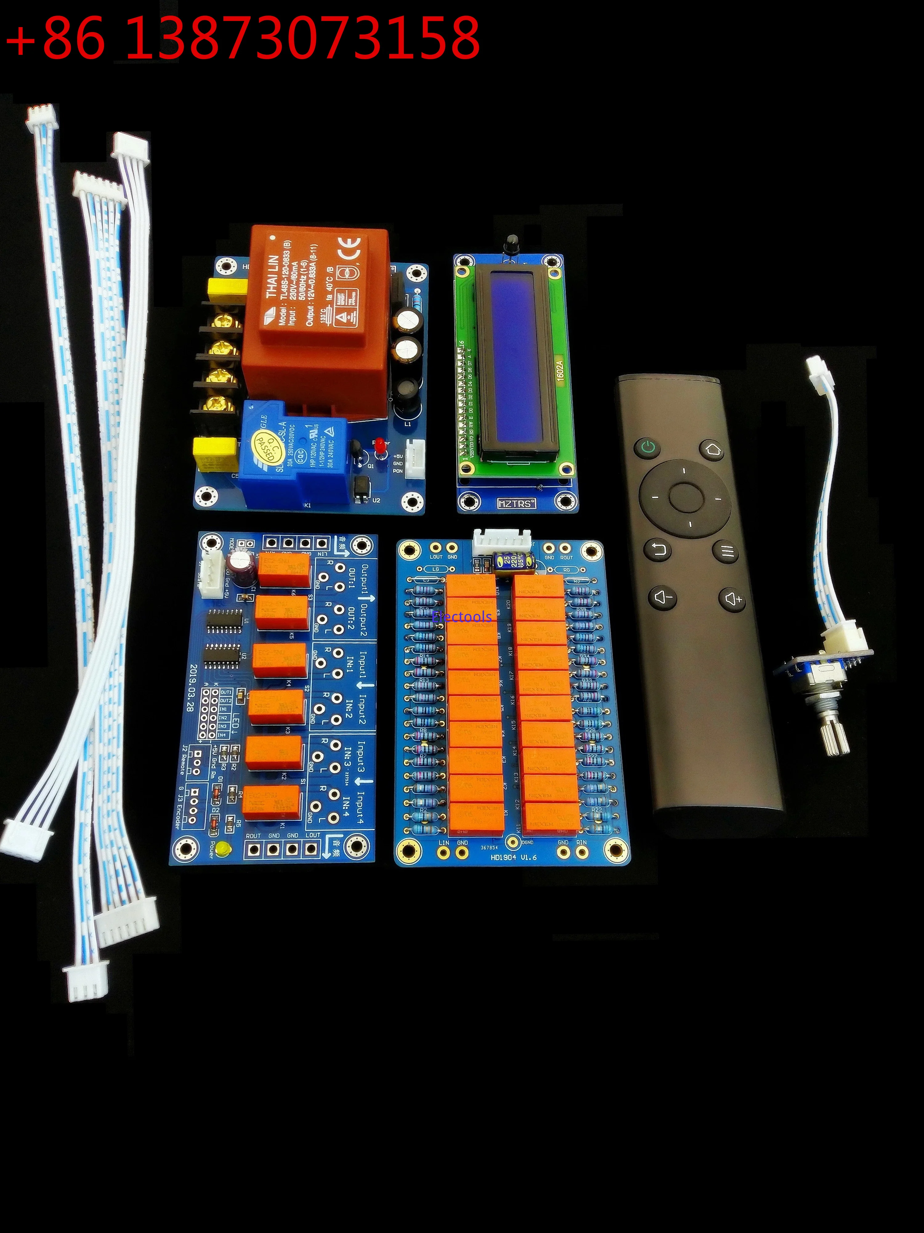 Volume Potentiometer Remote Control Relay Volume Control Board Intelligent HIFI Fever Aspirations Conductive Plastic A-L-PS27