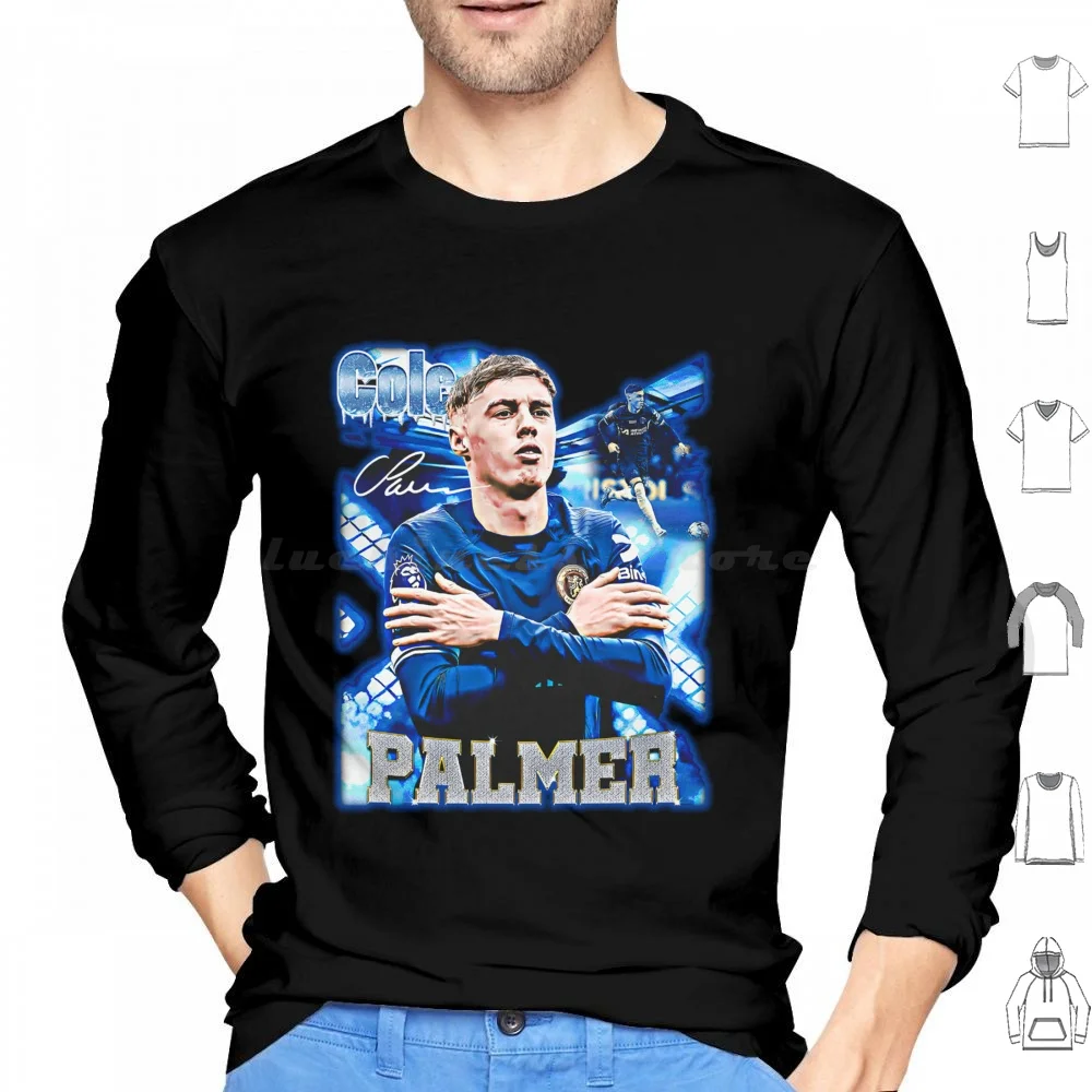 Cole Palmer Football Player Hoodies Long Sleeve Cole Palmer Football Soccer England Palmer London Cole Goal Football