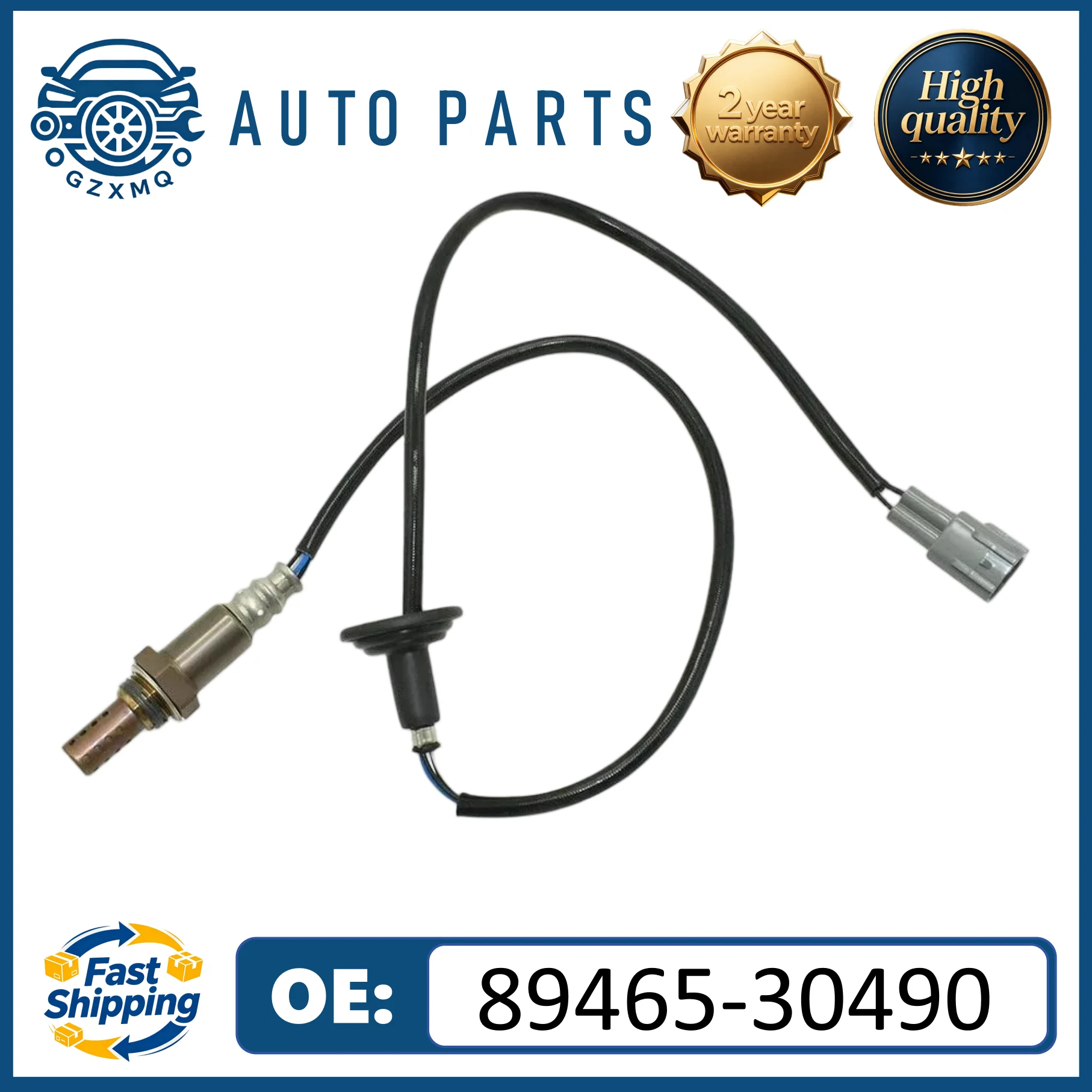 Sensor de oxígeno posterior 89465-30490 compatible con Lexus GS300 LS400 SC400 1995-2005 Toyota Camry MR2 SPYDER 2000-2006, piezas nuevas para automóvil