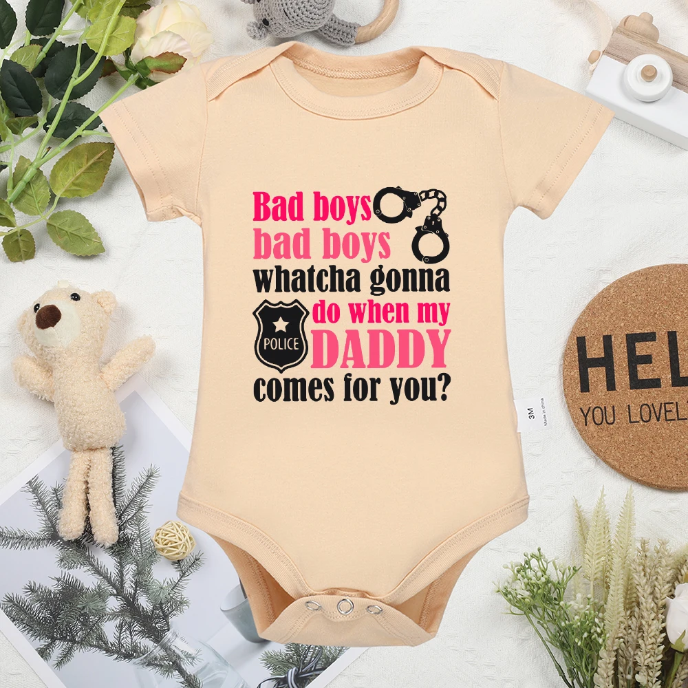 Baby Girl and Boy Bodysuit White Cotton Cozy Newborn Onesie Pajamas Cartoon Creative Cute Toddler Jumpsuit Multi Color Clothes