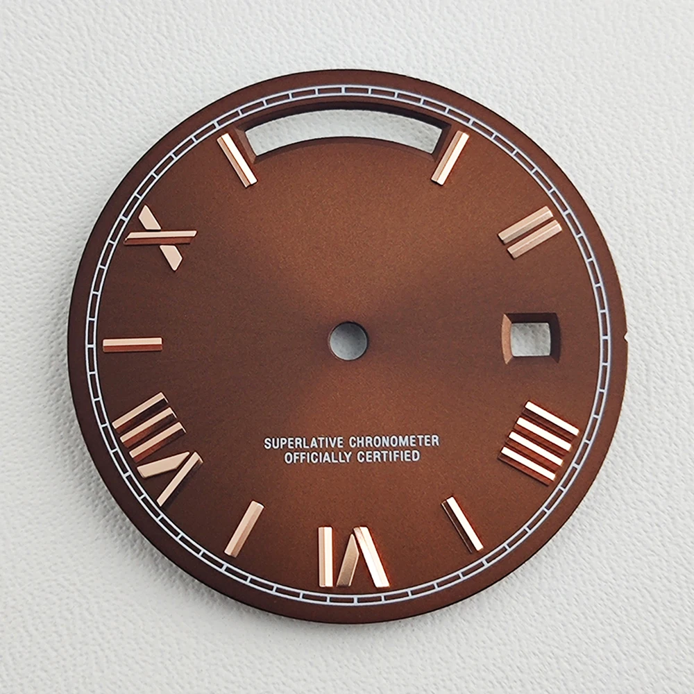 Miyota 8285 ダイヤル 31 ミリメートル時計ダイヤルローマダイヤルグリーン発光ダイヤルフィット Miyota 8285 ムーブメント時計アクセサリー