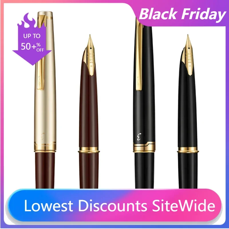 PILOT Pen 95s 14K Gold Fountain Pen Japan Elite 95th Gold Blade Nib Ink Pen High Quality Luxury Gift Set Limited Version Writing