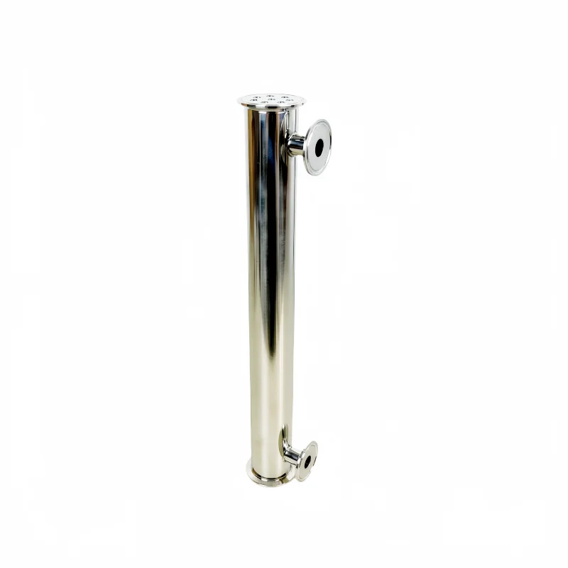 2inch FlangeOD64mm,Tri Clamp Sanitary Dephlegmator/Condenser With 3/4