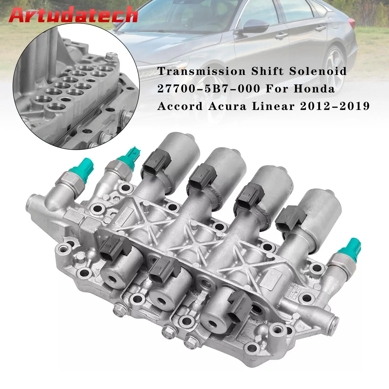 Artudatech Linear Transmission Shift Solenoid 27700-5B7-000 For Honda Accord Acura 2012-2019 Car Accessories