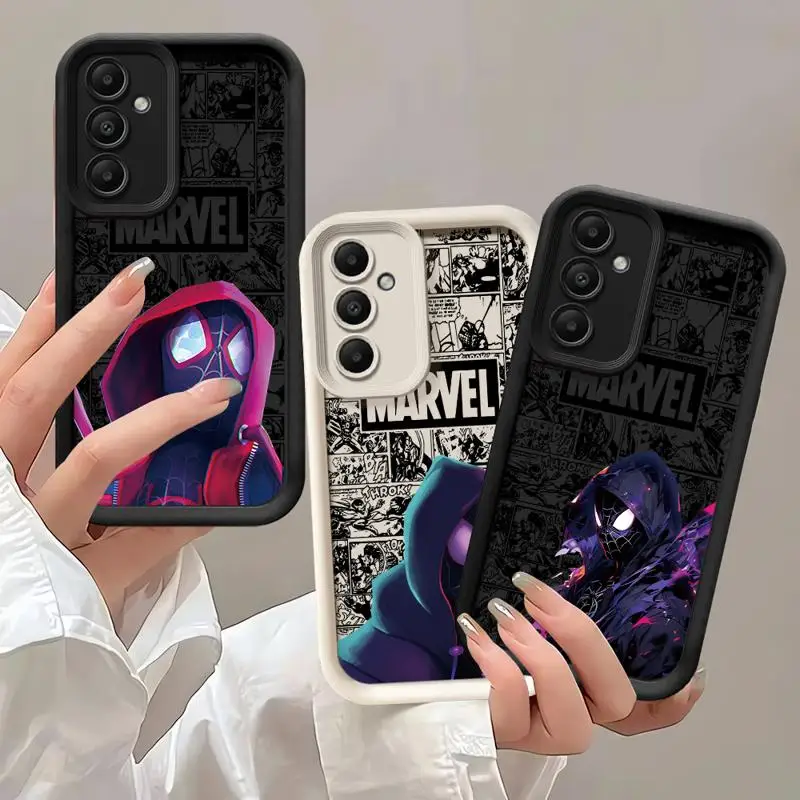 Spider-Man Across The Verse Phone case for Samsung Galaxy A55 A52 A33 cases A24 A15 A12 A23 A22 5G A54 A52s A53 A14 funda Cover