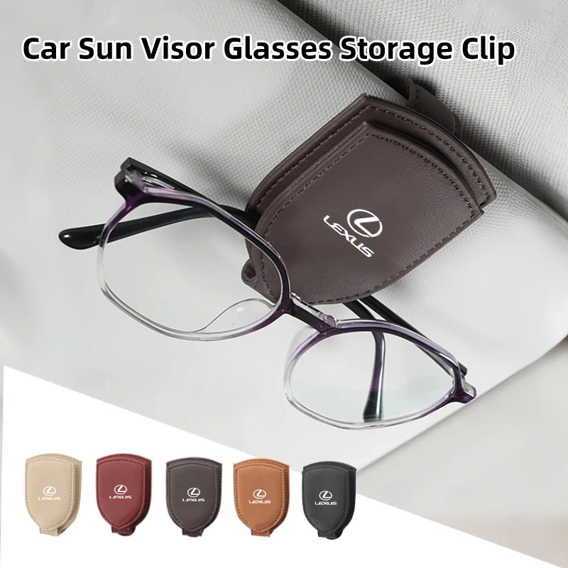 Car Visor Glasses Clip Sunglasses Box Card Holder Interior For Lexus CT200h ES250 ES300h IS250 IS200 GS300 GS460 GX470 LS400