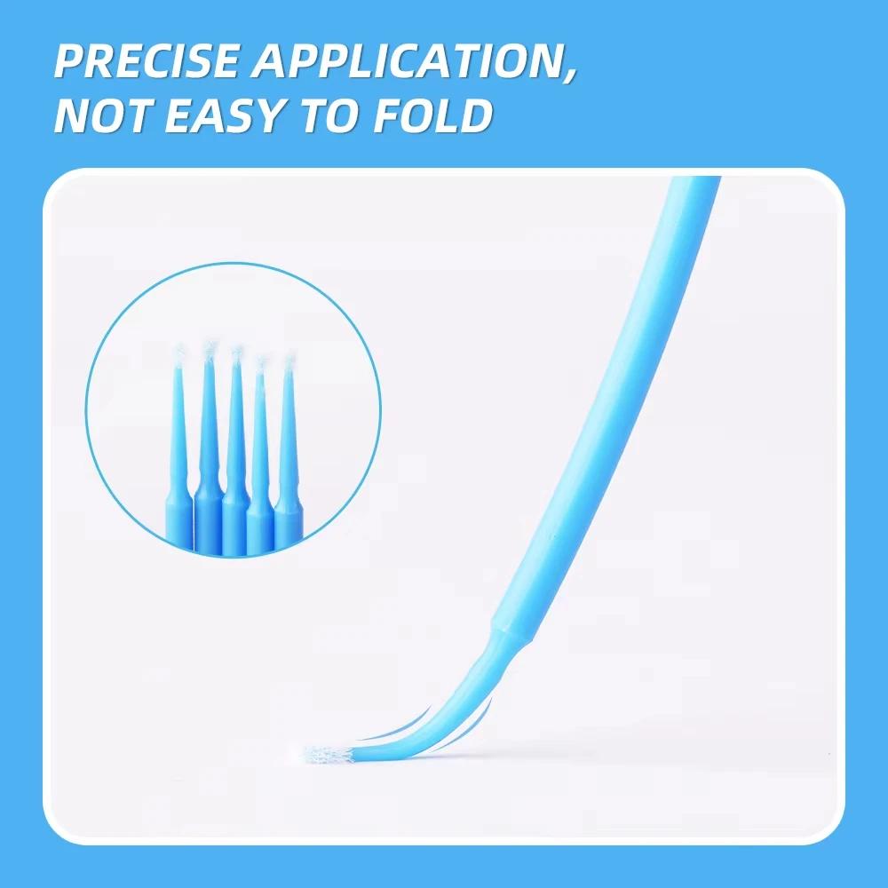 100Pcs/Bottle Dental Micro Brush Denspay Disposable Micro Brushes Applicators Brush Teeth Oral Dentist Materials Extension