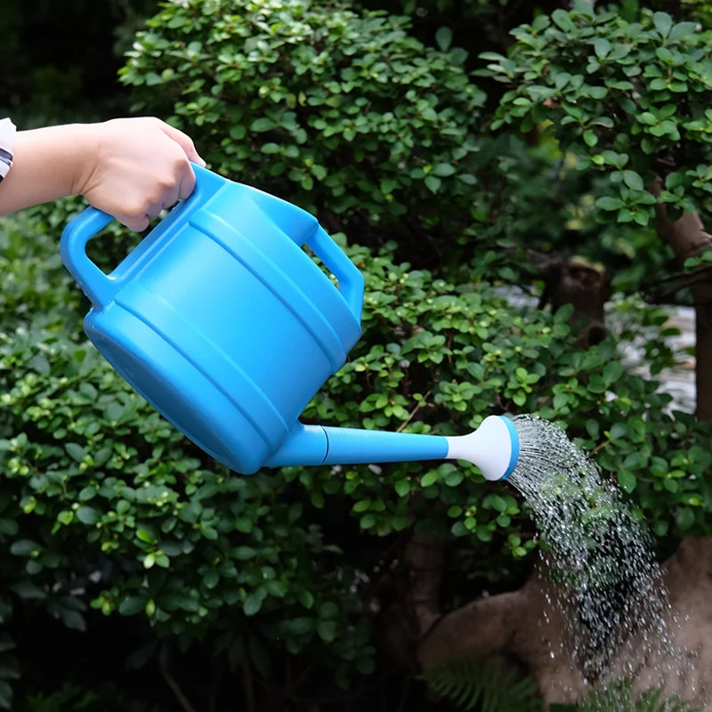 

2.5L Garden Watering Can With Long Mouth Handle Large Capacity Watering Kettle Sprinkler For Indoor Outdoor Flower Plant Supply