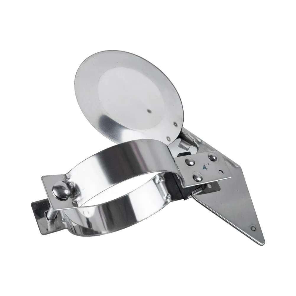 4 Inch T304 Stainless Steel Rain Cap for Exhaust Systems on Industrial Generators Farm Tractors and Large Capacity Engines