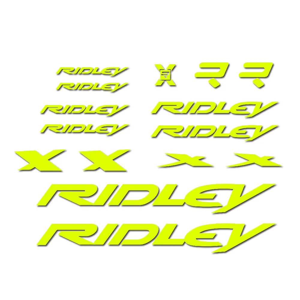 For Ridley Vinyl Stickers Decals Kit Bike Bicycle Frame