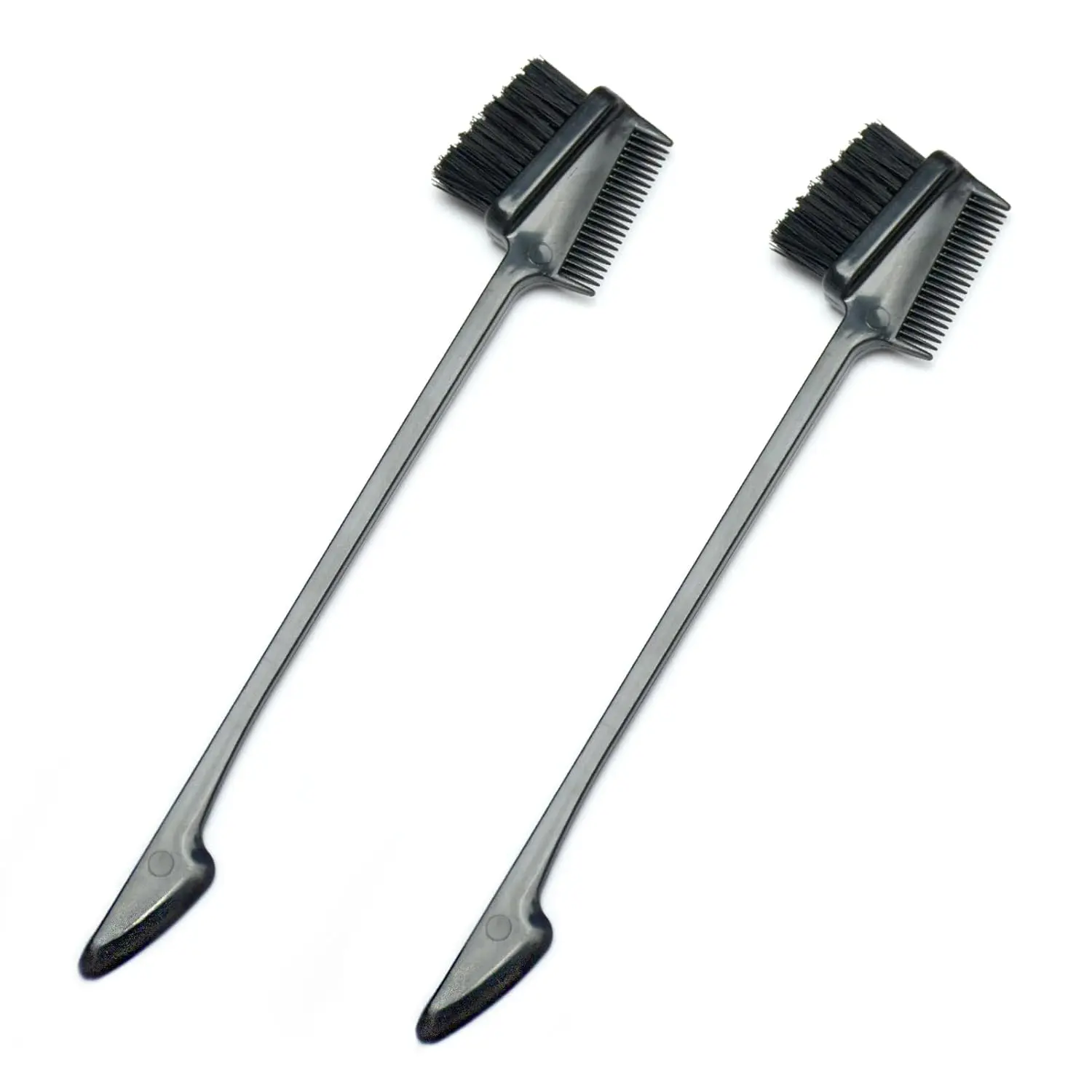 

﻿ Щетки для волос, набор щеток для волос с двусторонним контролем края, расческа 2–3 в 1, инструмент для ухода за волосами для женщин и девочек, кисть для бровей с краями волос