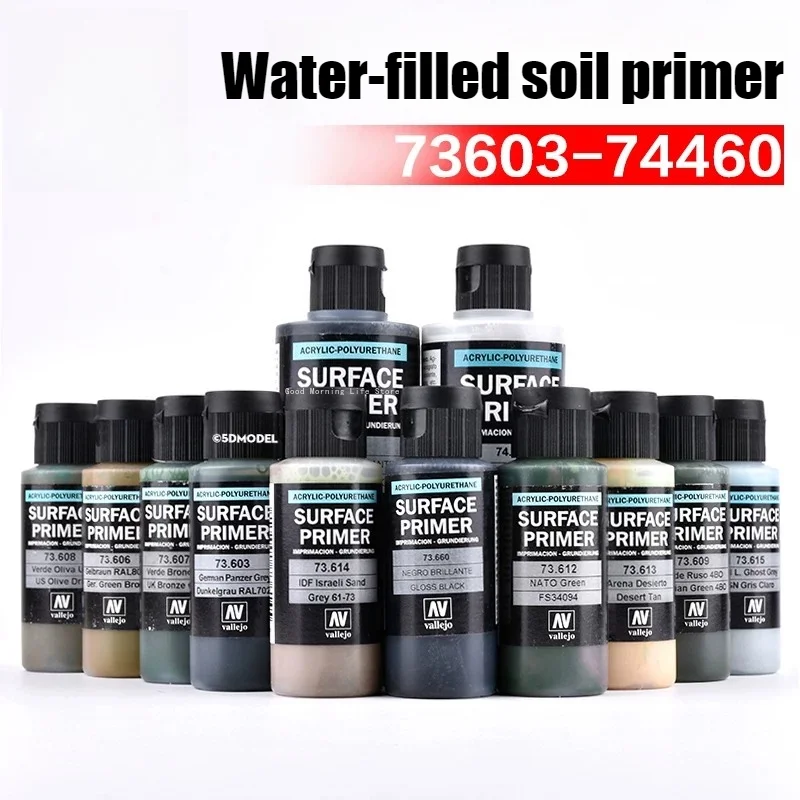 Spain Colorful Spray Painting Model Water Soil Supplementation Primer DIY Car Models Figurine Spray Painting Coloring 60ml-200ml