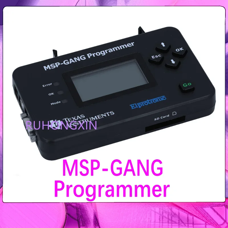 

MSP-GANG MSP430 1-to-8 Device Programmer Encoder TI Microcontroller LCD Screen