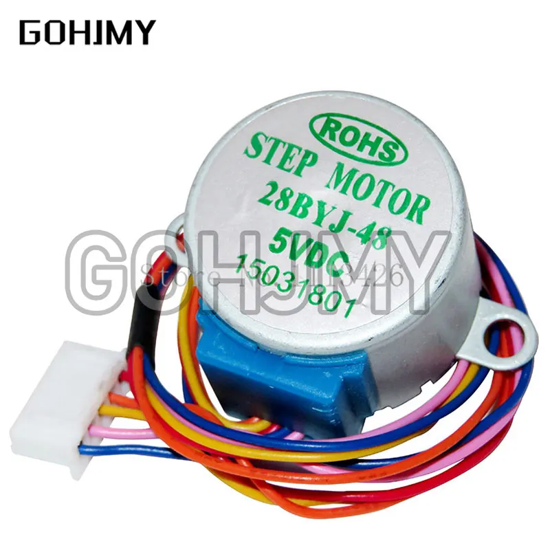 28BYJ-48-5V 4 phase Stepper Motor+ Driver Board ULN2003 for Arduino 1x Stepper motor + 1 x ULN2003 Driver board
