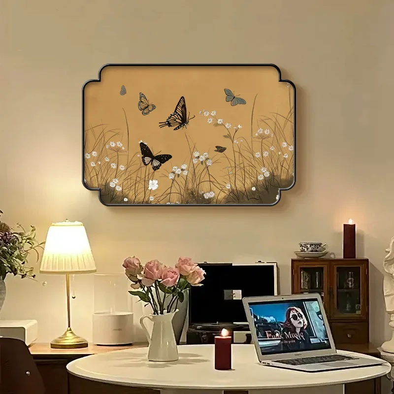 Meter box decorative painting retro distribution box switch blocking mural