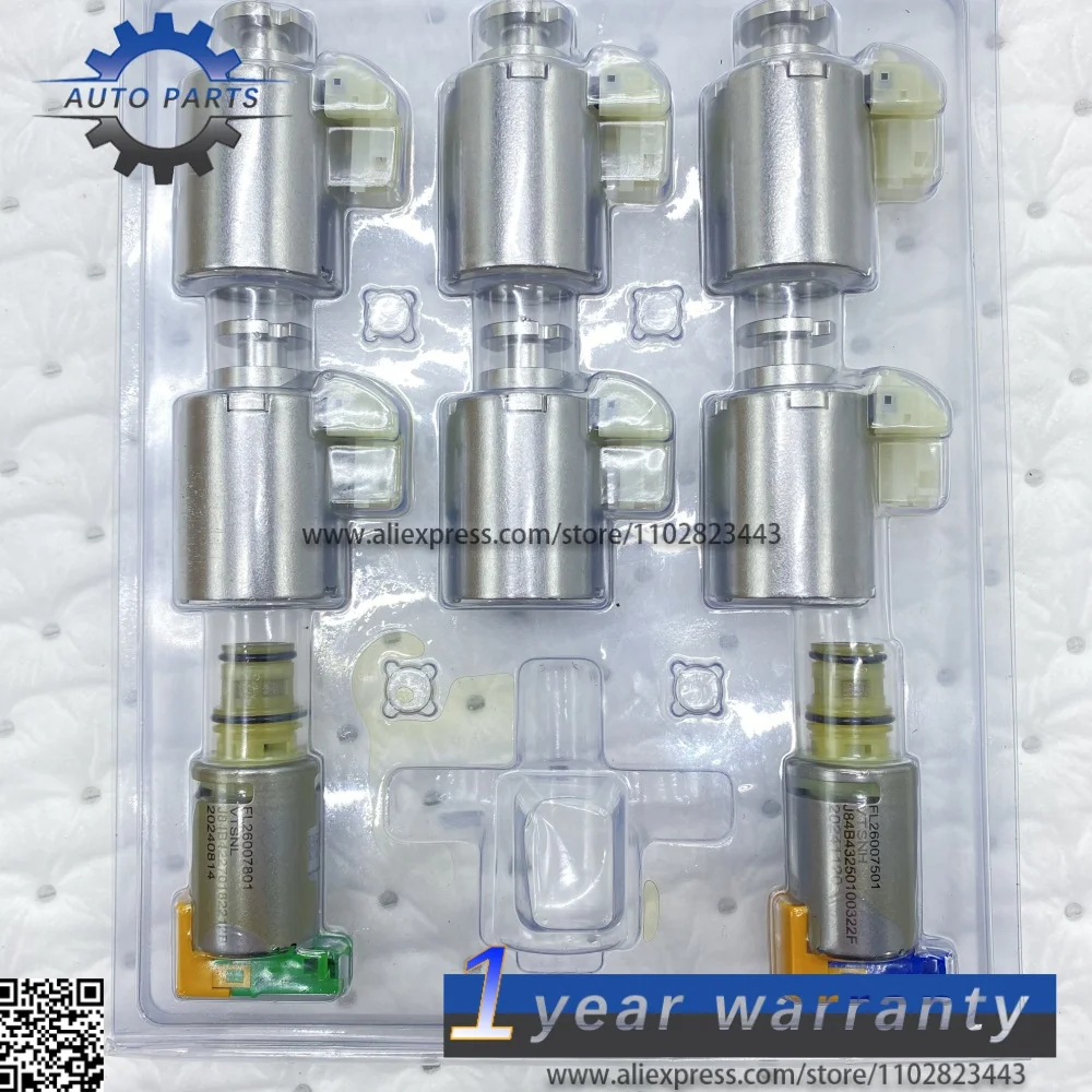 

10R60 10R80 8 шт. оригинальный новый комплект соленоидов автоматической коробки передач для Ford Raptor F150 Mustang Roadrunner 2.2 Explorer