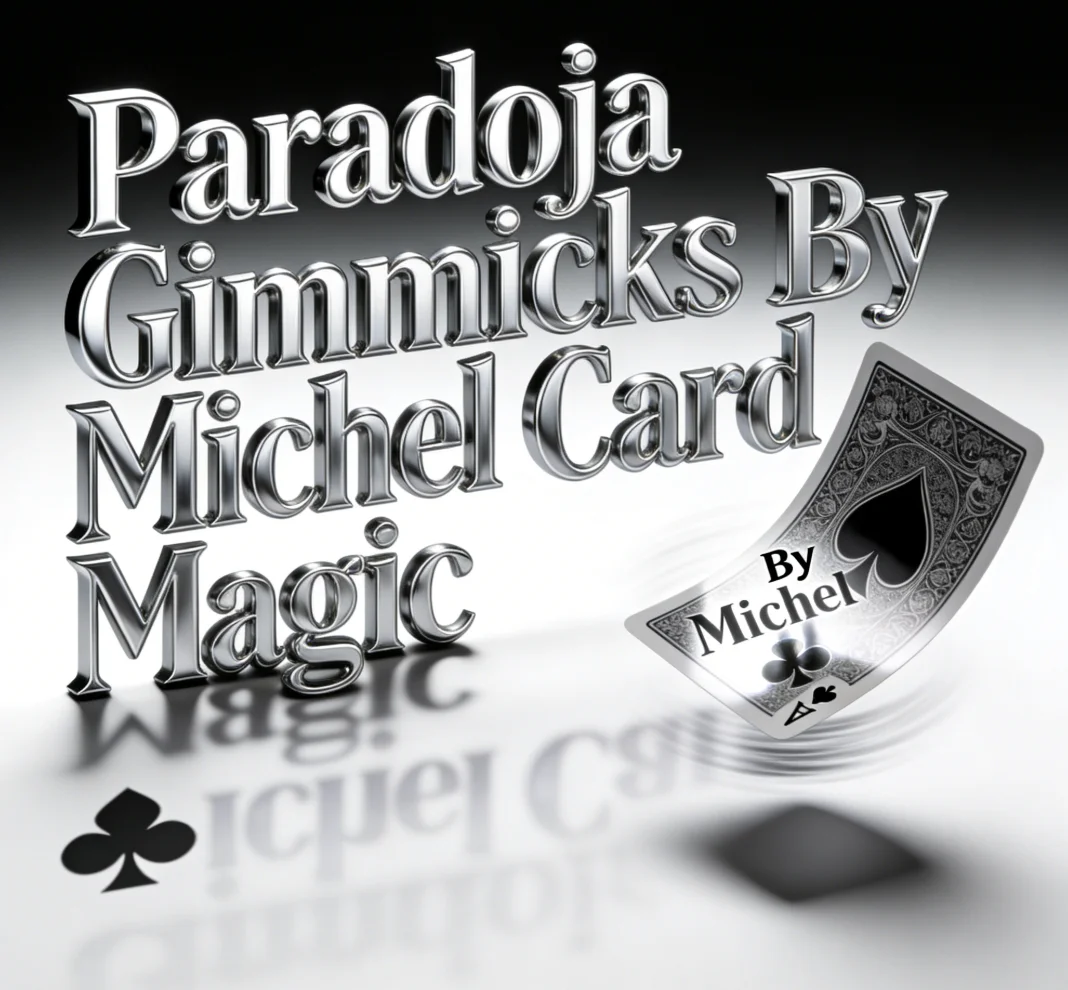 

Приемы фокусов Paradoja от Michel Illusions: реквизит для магии крупным планом, забавная игральная колода, магия, уличный ментализм, забавные карточные фокусы