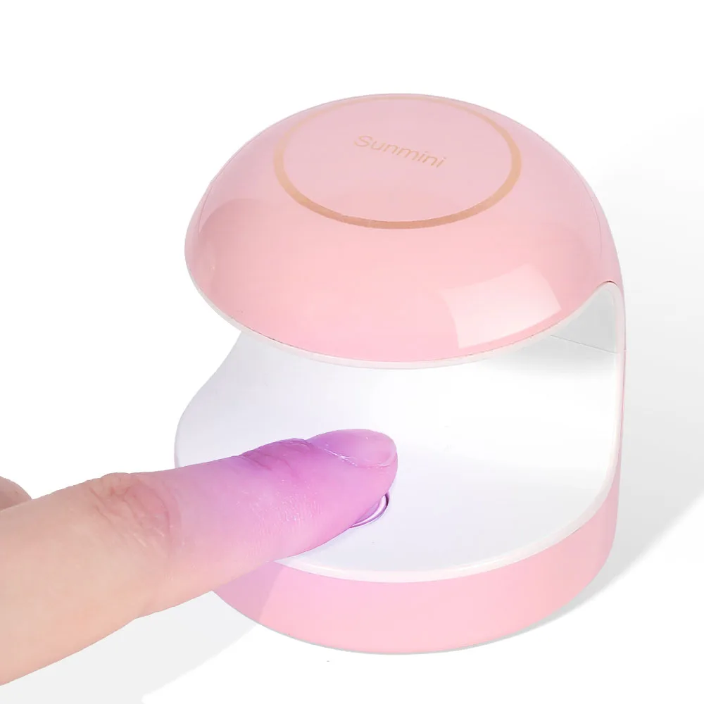 Halaiman Mini tragbare Eierschale UV-LED-Lampe für Nägel Politur Zubehör UV-Licht für Gel Nägel Trocken lampe für Maniküre-Werkzeuge