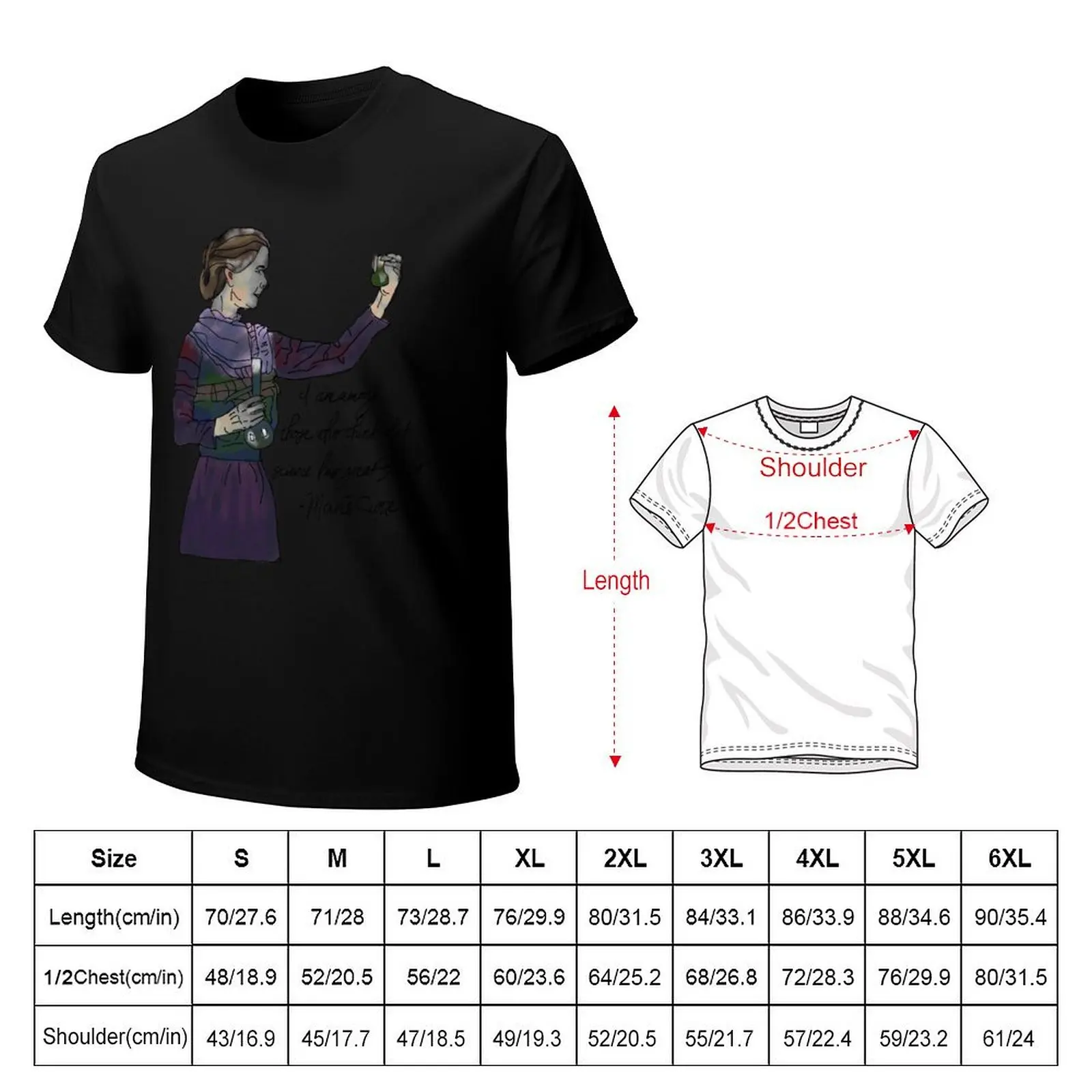 Marie Curie Quote I am among those who think that Science has great beauty T-Shirt funny t shirts dark humor T-Shirt