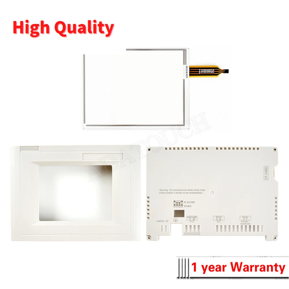Plastic Case Cover Shell Housing for 6AV6545-0AA10-0XA0 6AV6 545-0AA10-0XA0 TP070 Front and Back Plastic Cover with Touch Screen