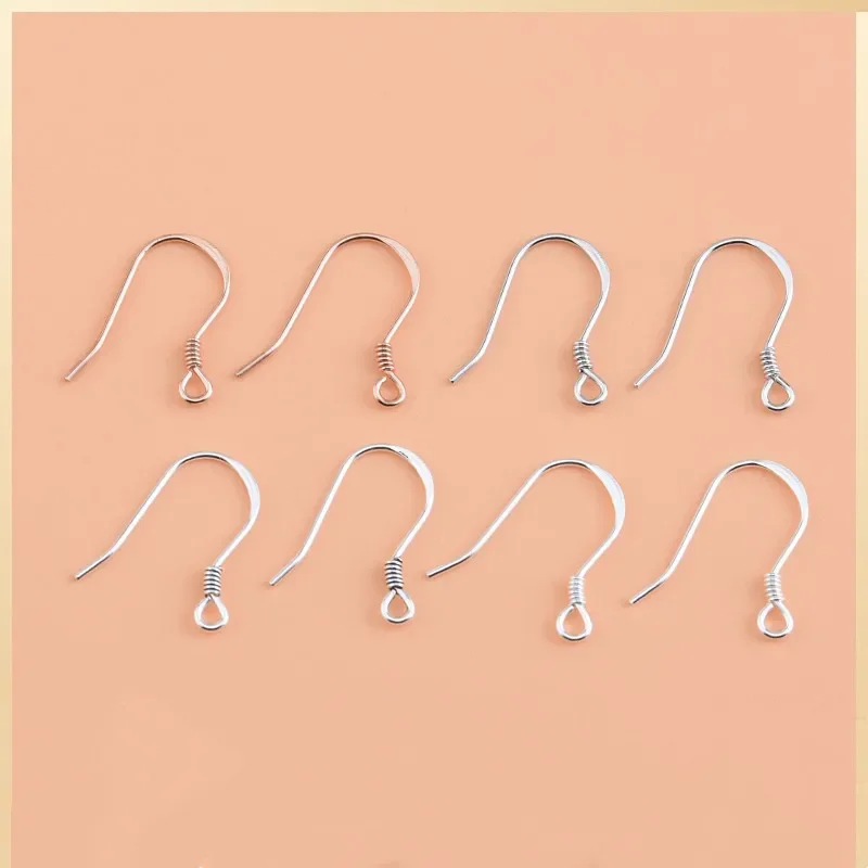 

5 pairs of S925 sterling silver semi-finished ear hook jewelry accessories handmade DIY material earring accessories