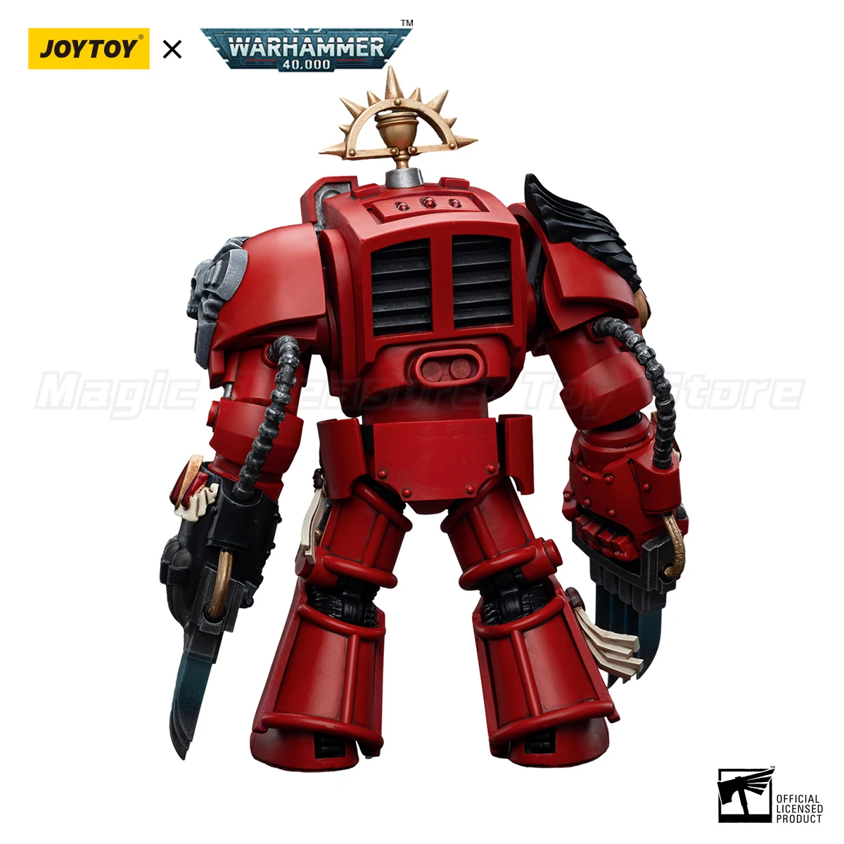 

【В наличии】 Фигурка JOYTOY 1/18 Warhammer 40K Blood Angels Assault Terminators Brother Tyborel Модель игрушки