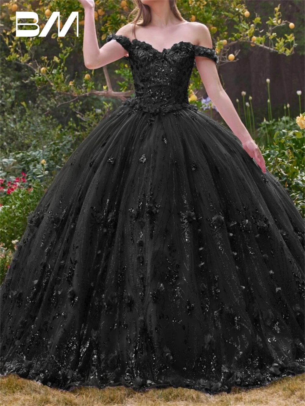 Off The Shoulder Ballgown Quinceanera Dress Prom Dress Princess Zipper Closure Corset Cocktail Party Gown Romantic Floral Tiered