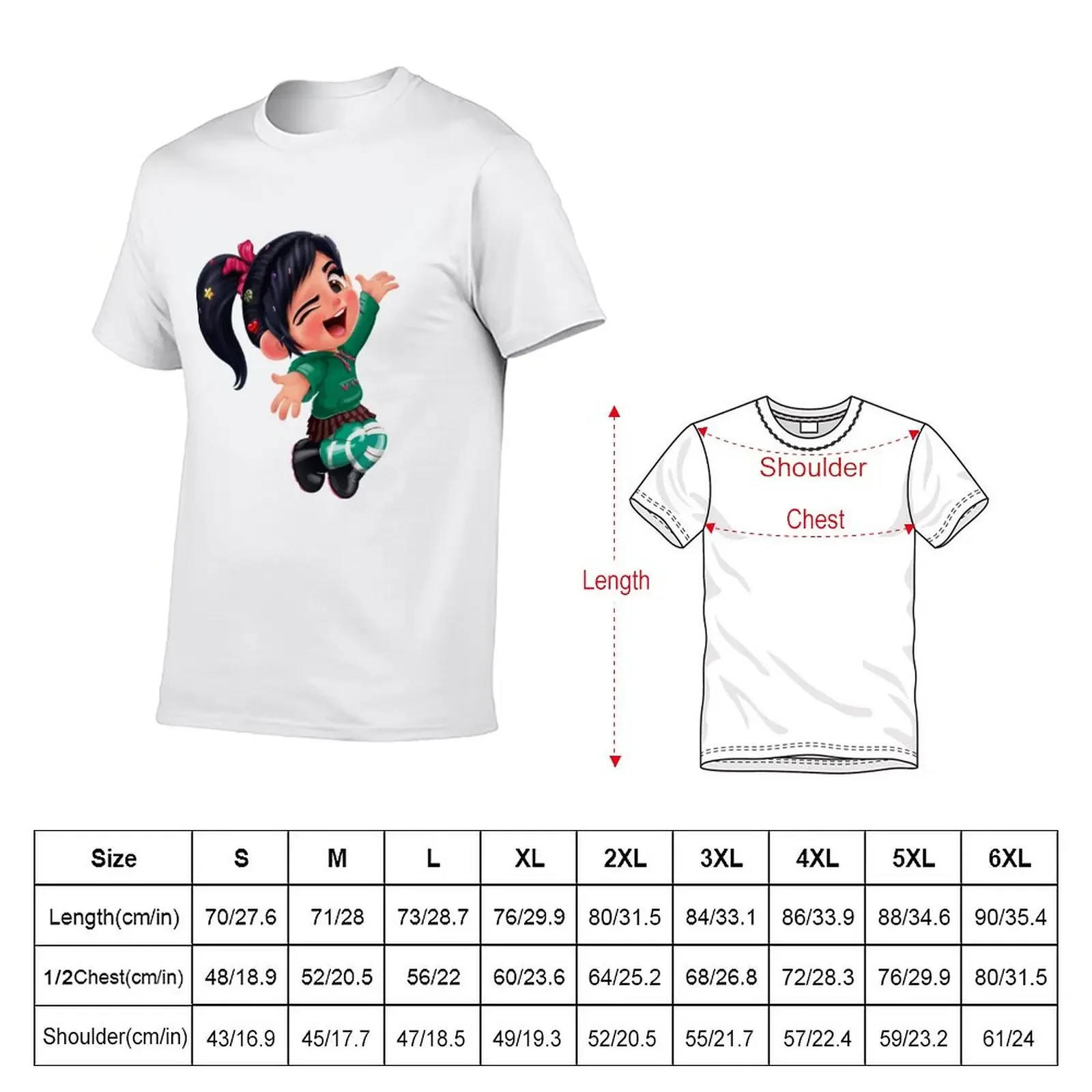 Vanellope - Got This Glitchen Feeling T-Shirt anime clothes plus size tops t shirts for men pack