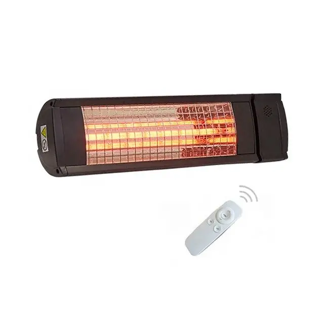 Wall Mounted Terrace Heater Waterproof Outdoor Electric Heater Energy Saving Overheat Protection for Patio Balcony