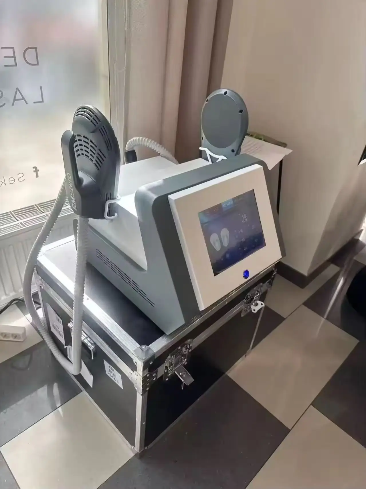 Ems Neo الكهرومغناطيسية تحفيز نحت آلة العضلات نوفا myoslim RF الجسم التخسيس تقليل الدهون آلات بناء العضلات