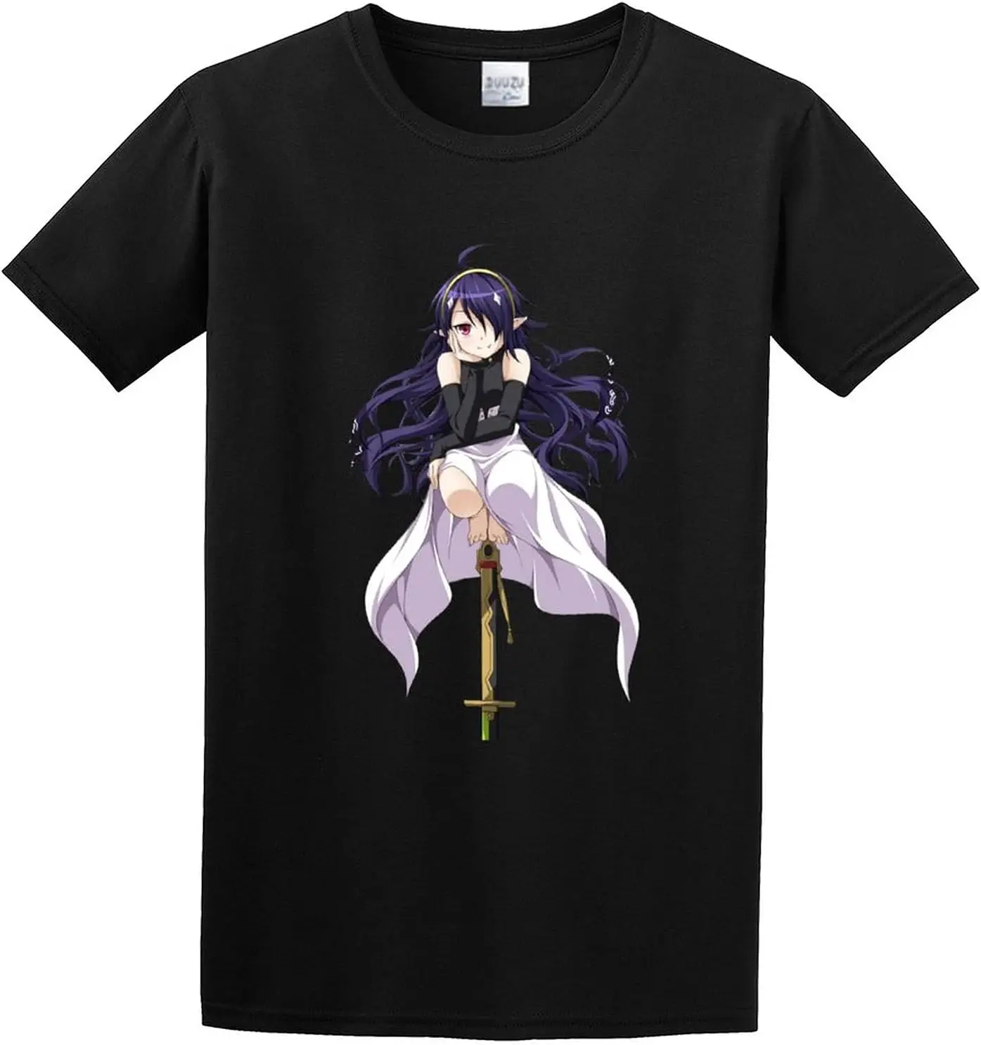 

Men's Asuramaru Seraph of The End Simplicity Short Sleeve T-Shirt Black M