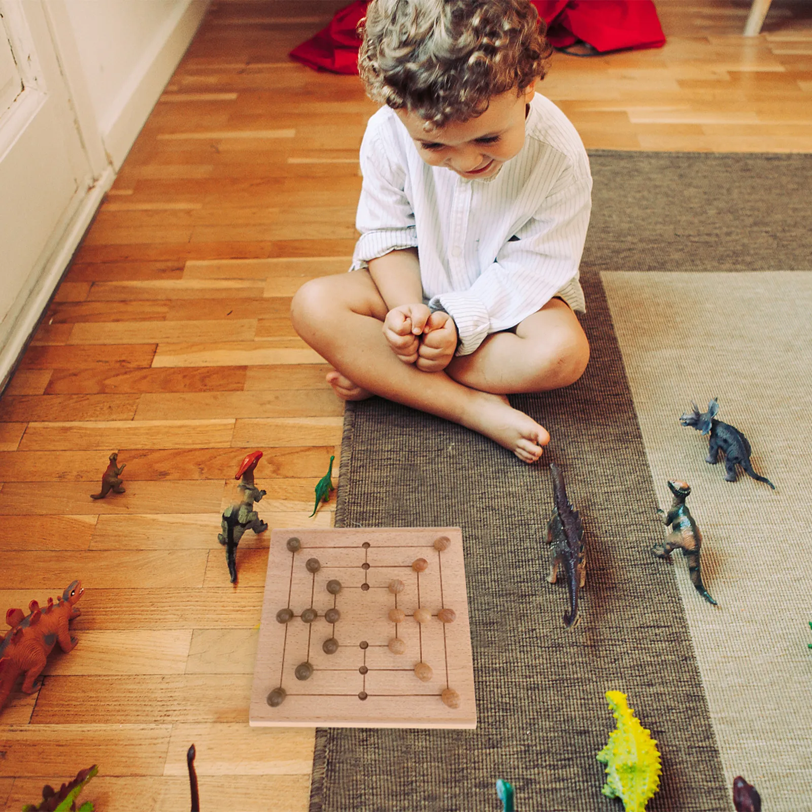 

1 Set Children Party Wooden Chessboard Board Game Plaything Logical Thinking Educational Entertainment Plaything for Kids