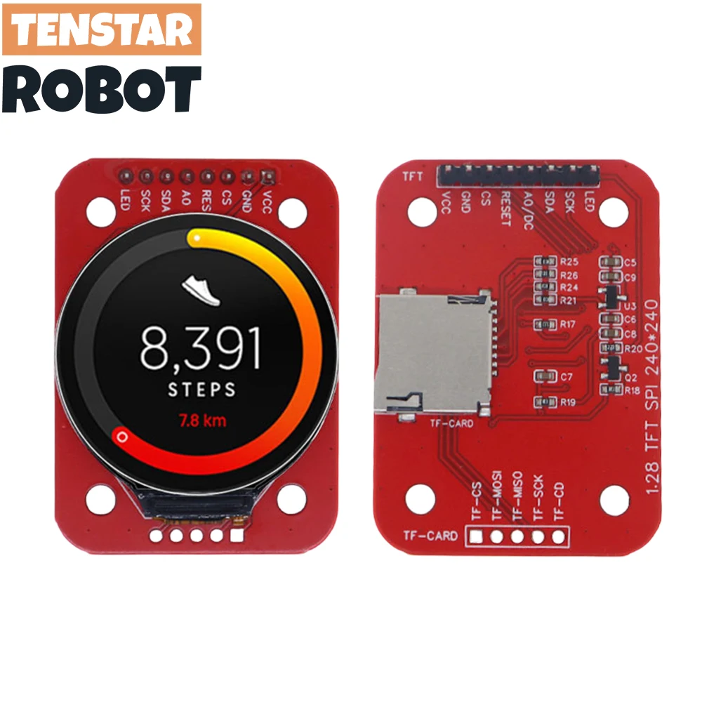 TFT Display 1.28 Inch TFT LCD Display Module Round RGB 240*240 GC9A01 Driver 4 Wire SPI Interface 240x240 PCB For Arduino