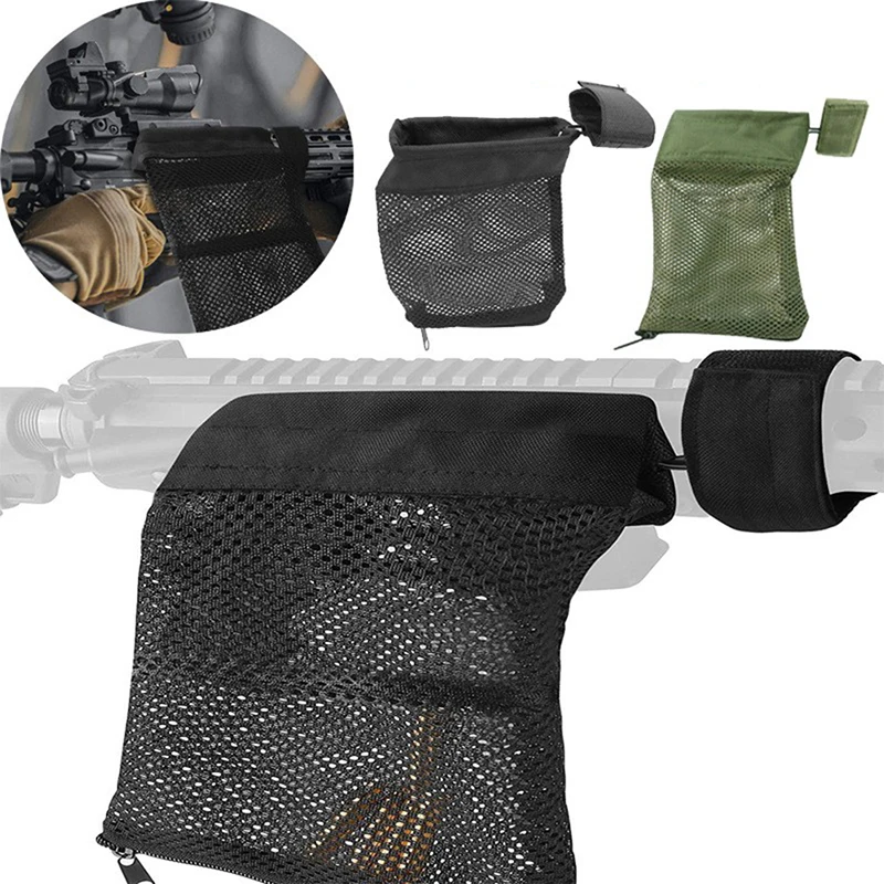 

Hunting Bullet Shell Bag Gear Ammo Brass Shell Catcher Mesh Trap Nylon Mesh Bag Capture Black Collection Bag Ammo Bag