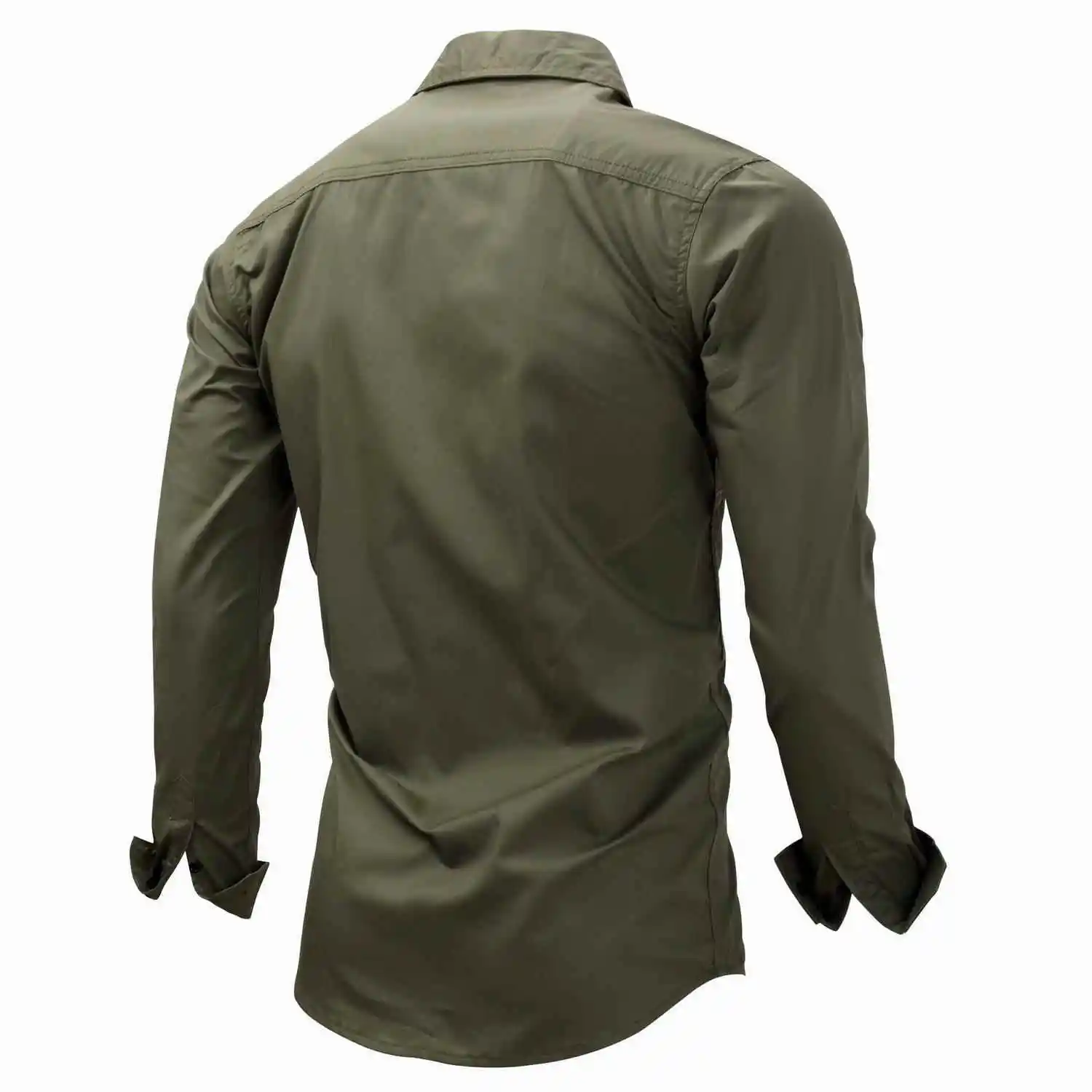 Large Mens Long Sleeve Cotton Shirt with Zipper Lapel Fake Two-Piece Design Splice Fabric European Style for Women Open Cardigan