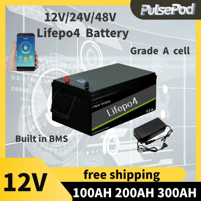 12V 24V 48V 100Ah 2… - image