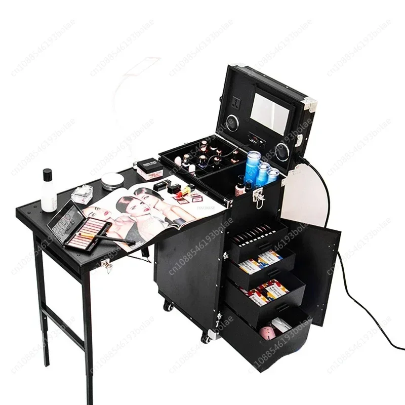 Portable Makeup Foldable Nail Manicure Table   Multifunction