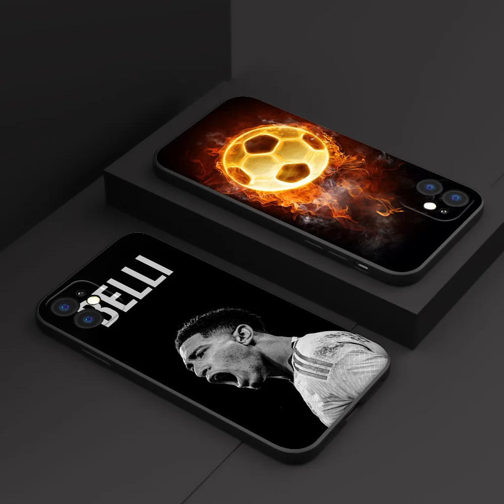 Soccer NO 5 Football No5 Number New High-End Soft Case for iPhone 12 11 X XS XR Pro Max 6 6s Plus SE