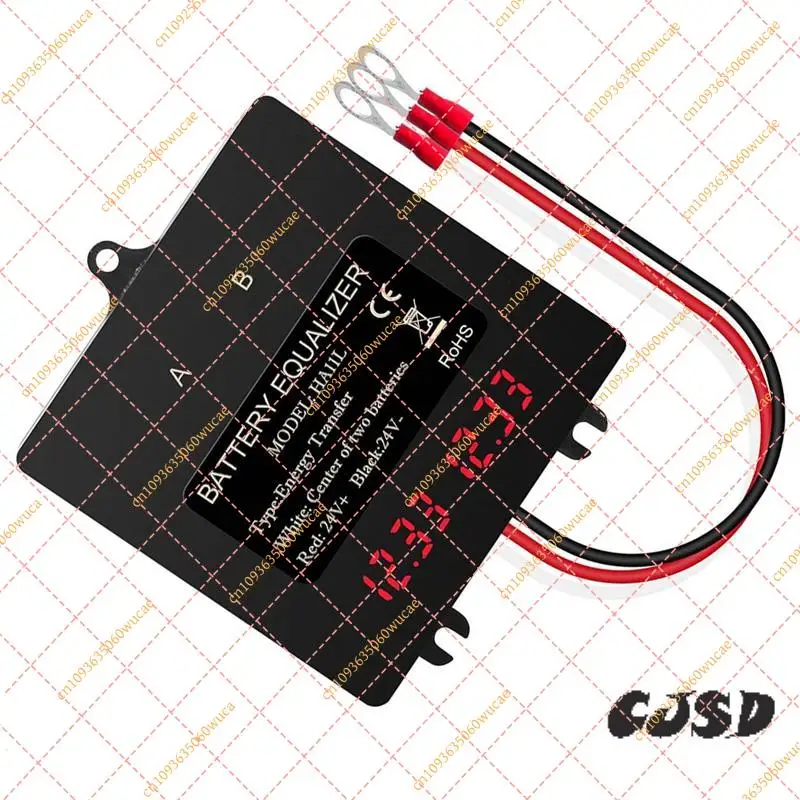 CJSD 24V Intelligent Battery Equalizer & Balancer for Lead-Acid/Lithium (2x12V)