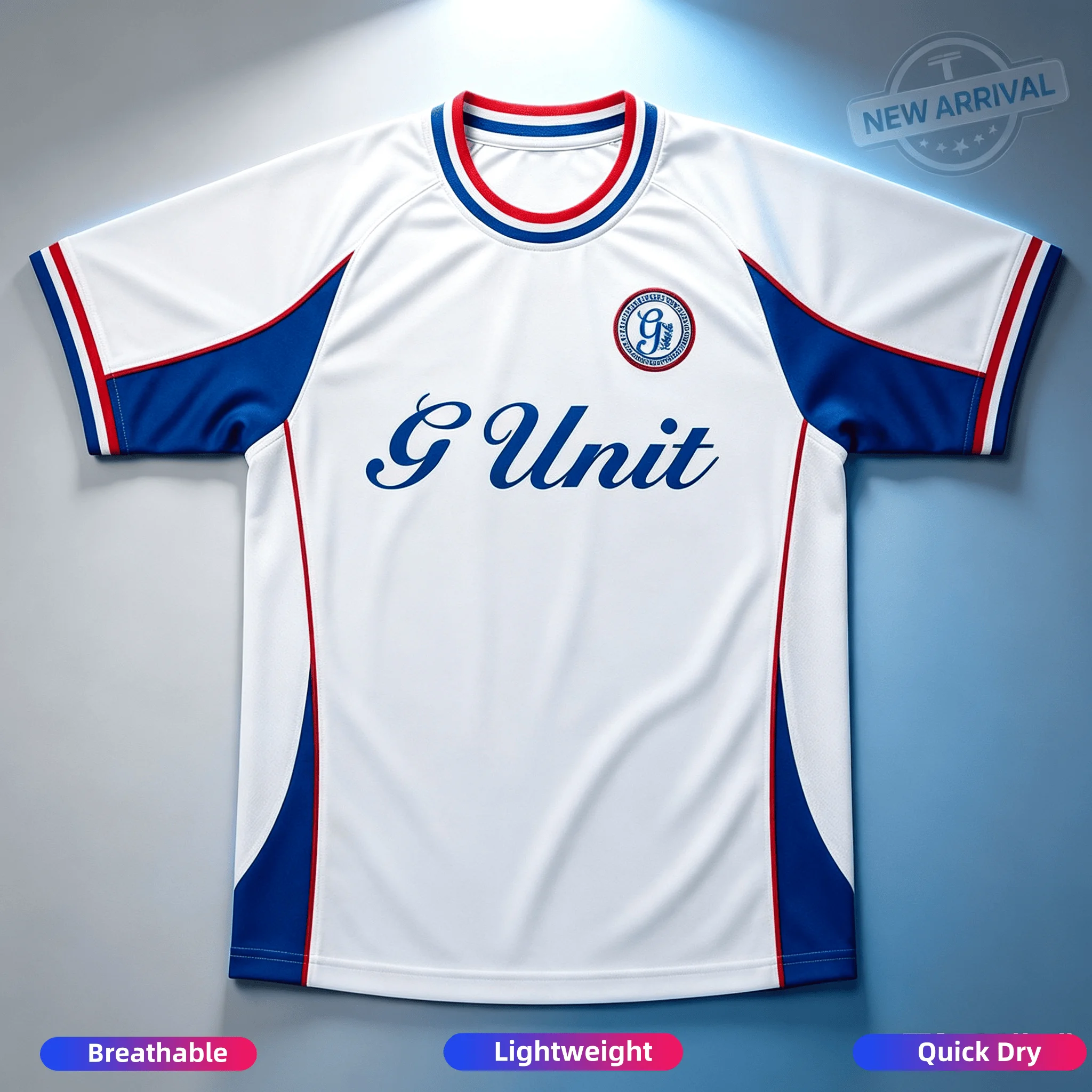 Vintage Retro 50 Cent’s G-UNIT G6 2026 Jersey Shirt Trendy Casual Quick-drying Crew Neck Short Sleeve Sports Tee Family Matching