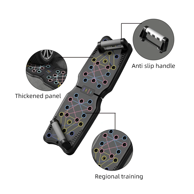 

Портативное домашнее тренировочное оборудование - складная подставка для отжиманий для силовых тренировок