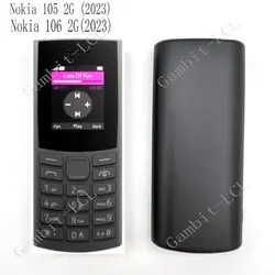 Anti-Falling Case For Nokia 105 2G 2023 Nokia105 TA-1553 Soft Silicone TPU Original Shockproof Back Cover ON Nokia 106 2G 2023