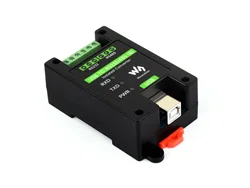 USB to RS232/485 Industrial Grade Isolated Converter, Onboard Original FT232RNL Chip, Multiple Protection, Wall-mount and Rail-M